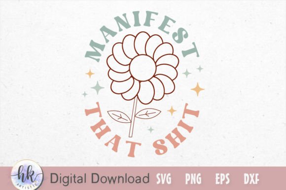 Download Manifest That Shit Retro SVG - Premium Resources