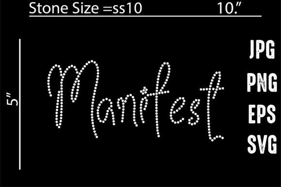 Download Manifest Rhinestone Templates Design - Premium Resources